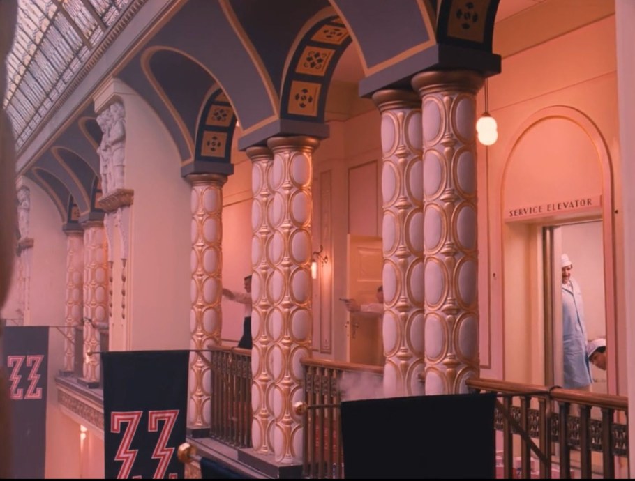 Отель Гранд Будапешт интерьер