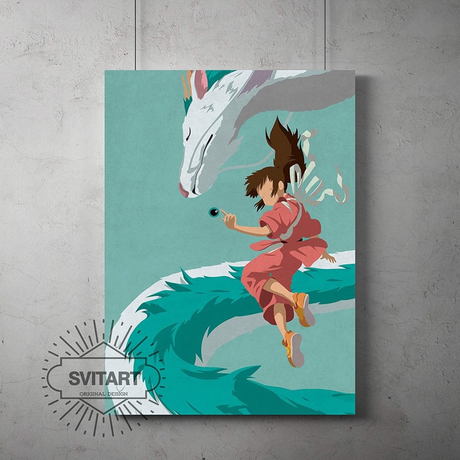 Картина Хаяо Миядзаки на холст