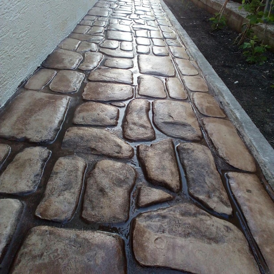 Декоративные бетонные дорожки