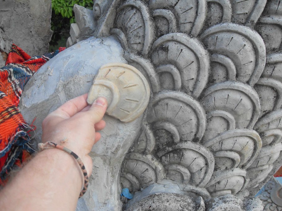 Орнамент из цемента