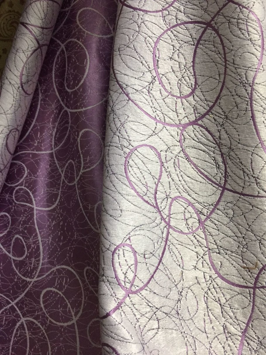 Блэкаут паутинка h601-1 двусторонняя сиреневый 280 см