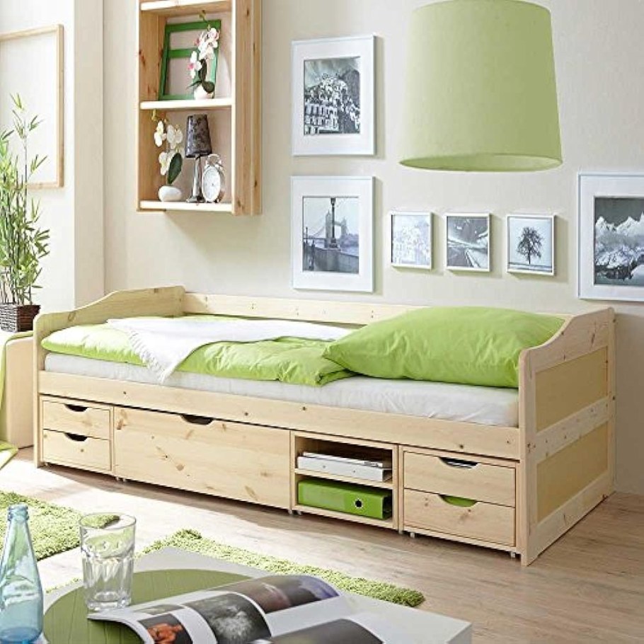 Кровать с выдвижными ящиками