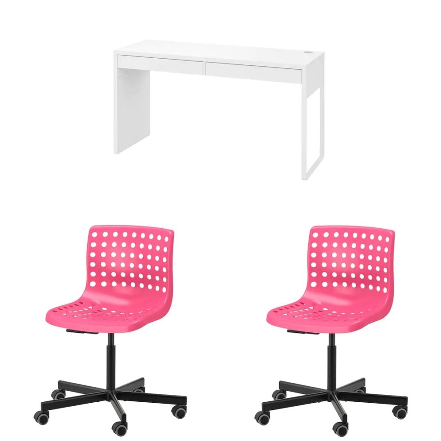 Стол икеа розовый ФАЛЬКХОЙДЕН