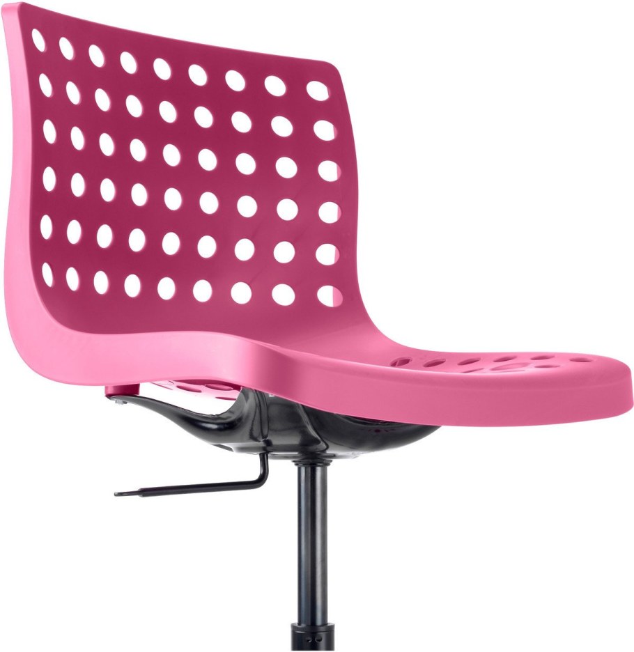 Стул компьютерный икеа красный