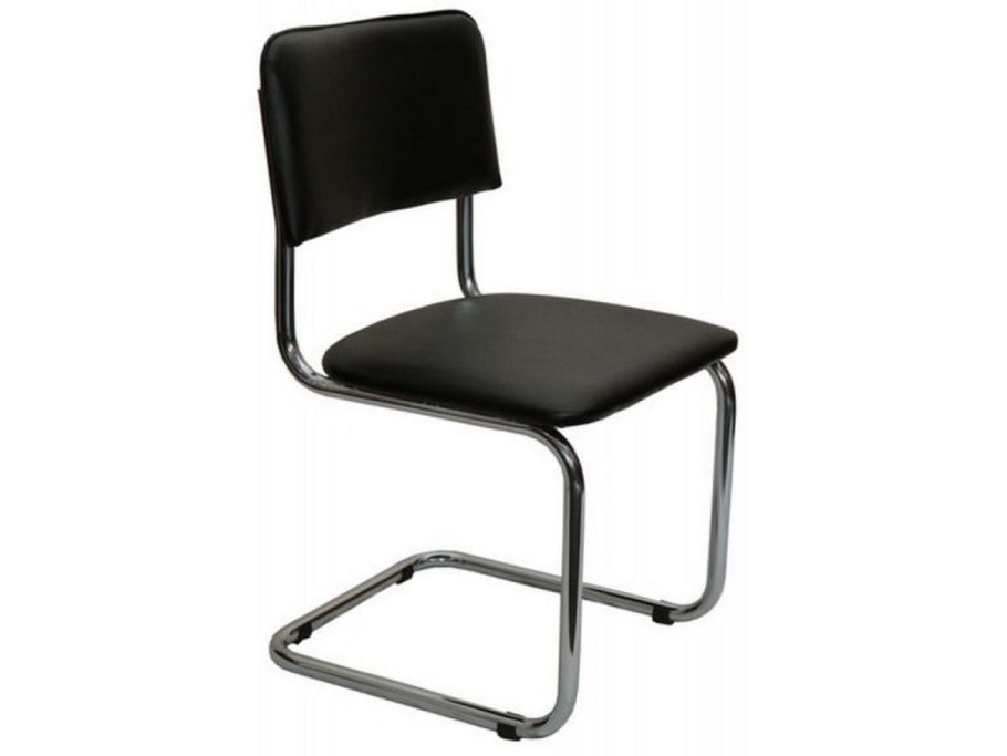 Стул персона 2 изо2(н) к/з черный каркас черный АЛЕНСИО