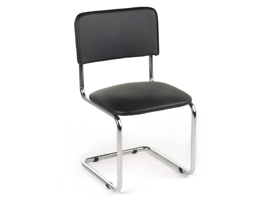 Конференц-кресла конференц-кресло Сильвия кожзам черный 460х470х860