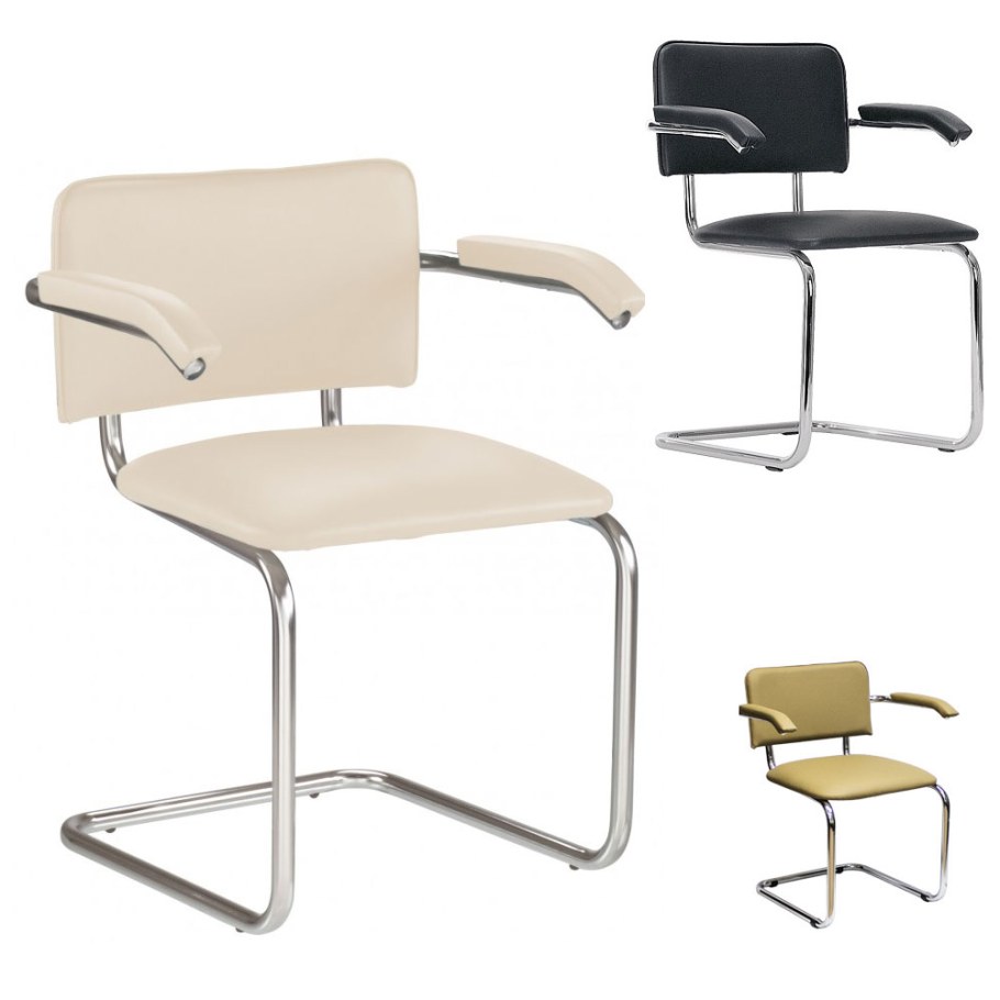 Стул Сильвия АРМ хром белый