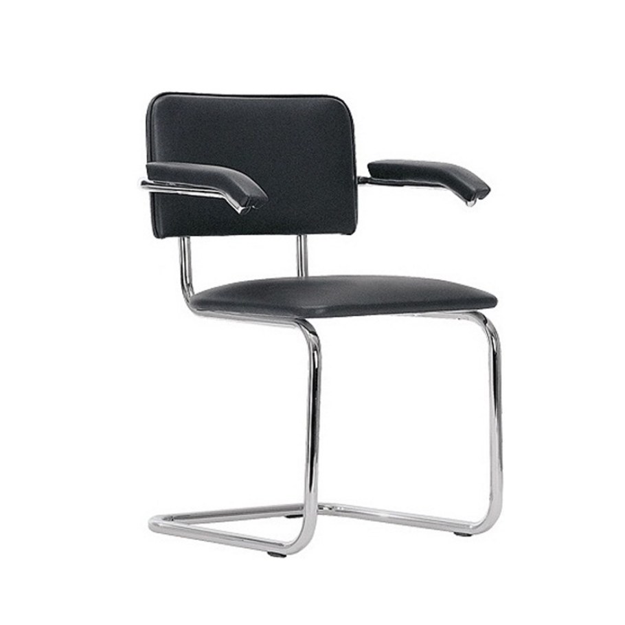 Стул посетителя nowy styl, Сильвия Arm (Chrome v-4) черн