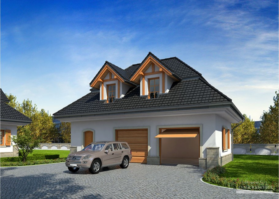 Гараж с мансардой проекты