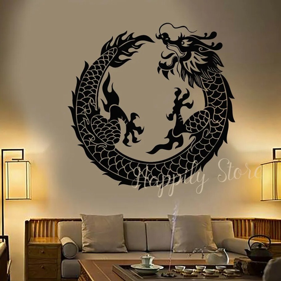 Китайский дракон в интерьере