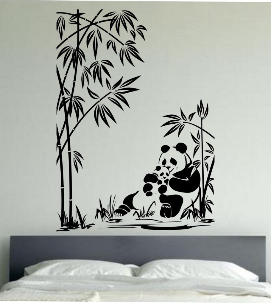 Трафаретные наклейки на стены