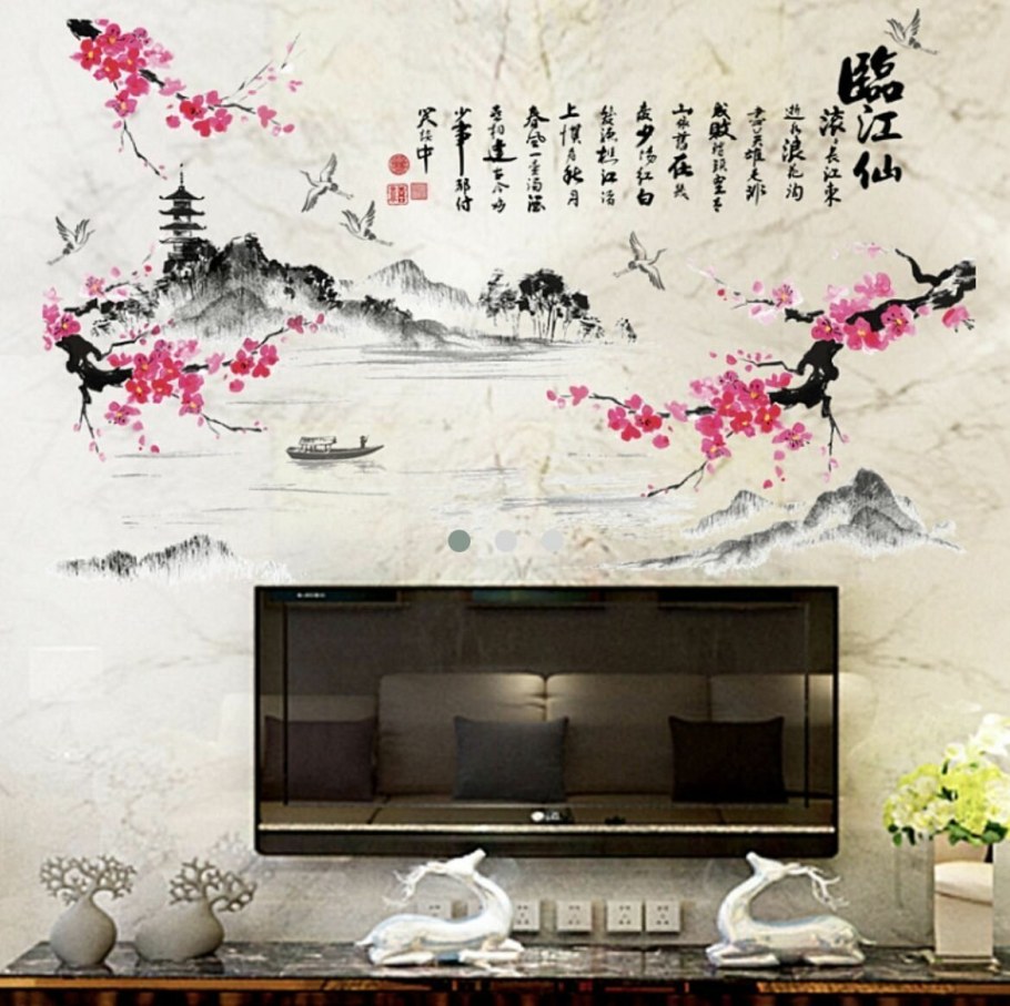 Роспись стен в японском стиле