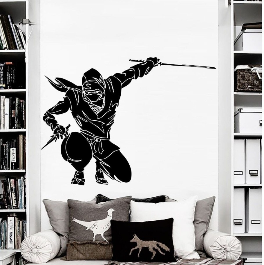 Наклейка на стену Самурай