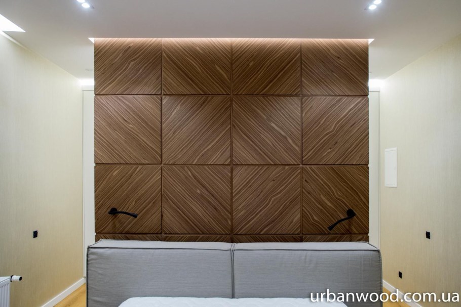 Шпонированные панели диагональная