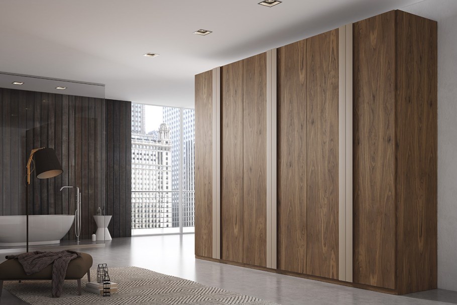 Шкаф купе из шпона