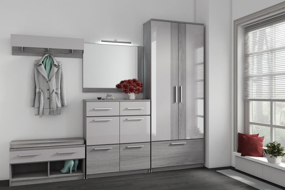 ЛАЙФМЕБЕЛЬ прихожая белая фортуна1700