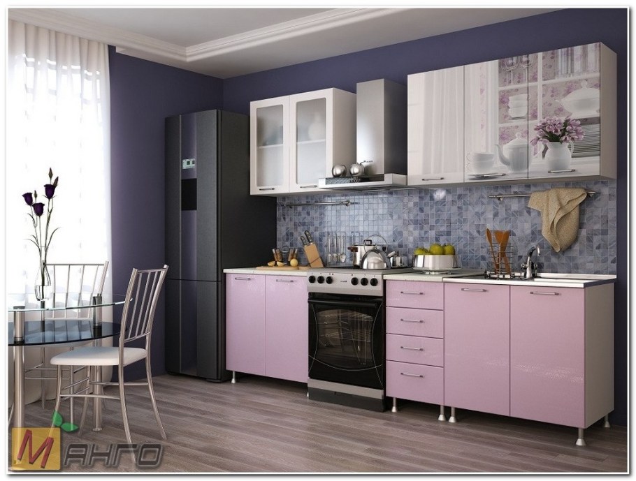 Кухня "утро МДФ" 2м.