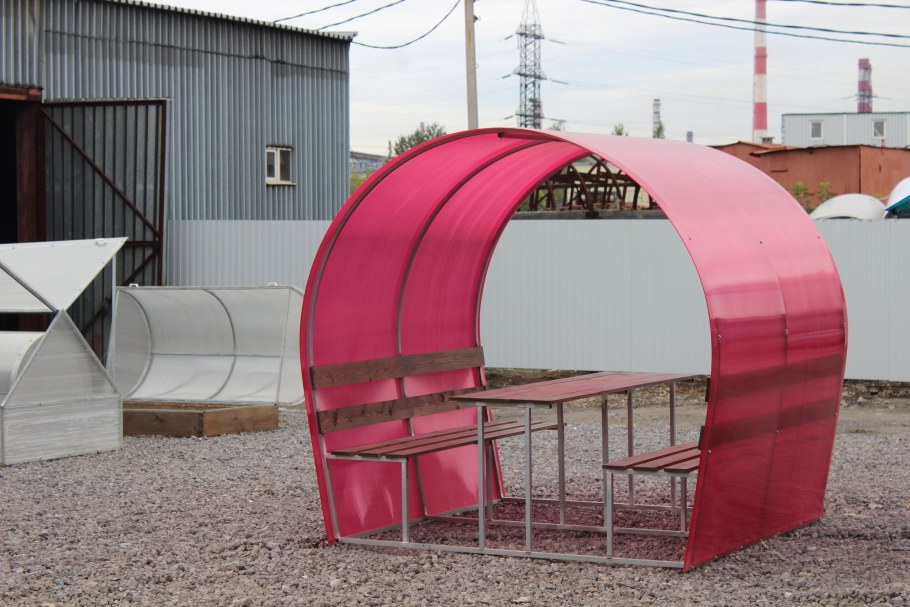 Беседка сфера из поликарбоната