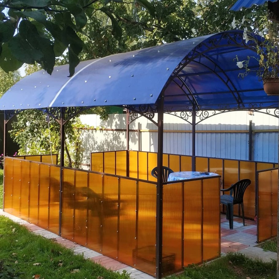 Беседки iz polikarbonata