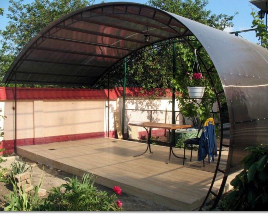 Беседки iz polikarbonata