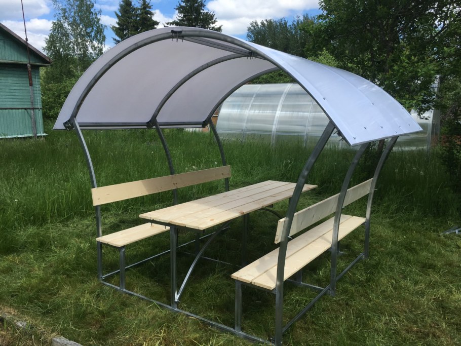 Беседки iz polikarbonata