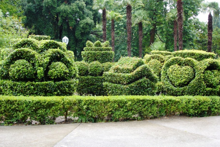 Парк топиарного искусства сады мечты Абакан