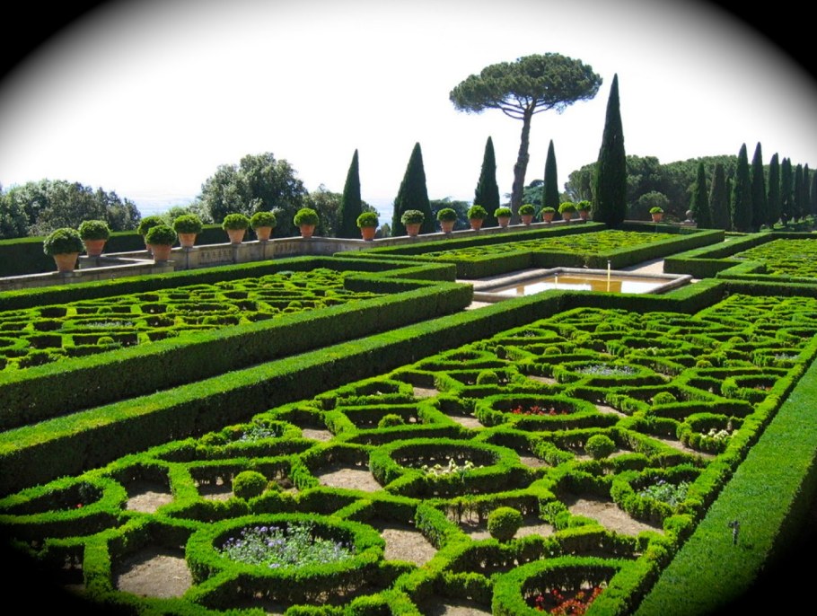 Сады Ватикана итальянский сад