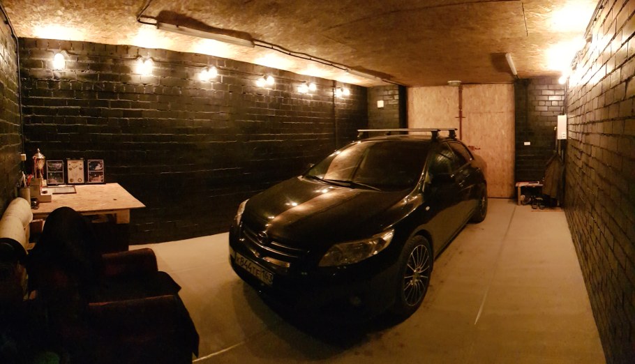 Отделка гаража лофт