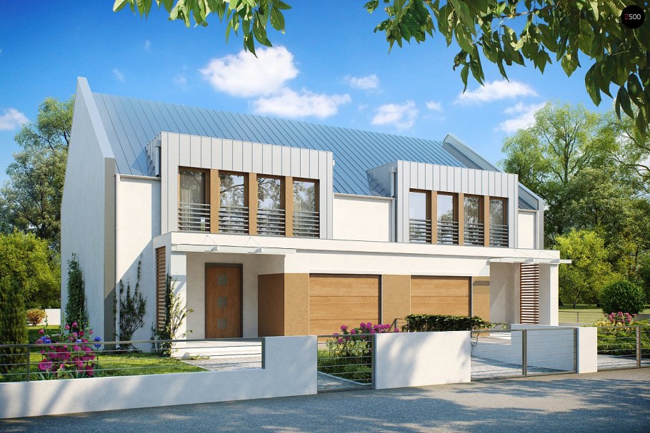 Дуплекс дом проекты z500