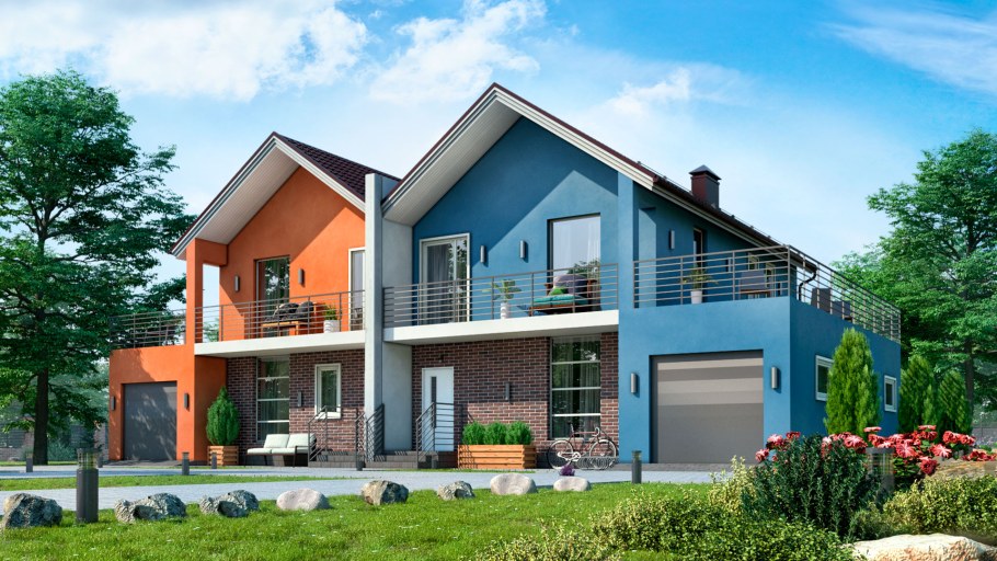 Двухэтажный таунхаус с гаражом