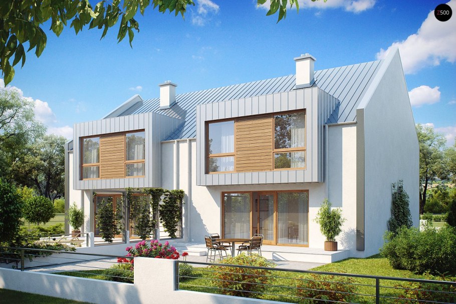Дуплекс дом проекты z500