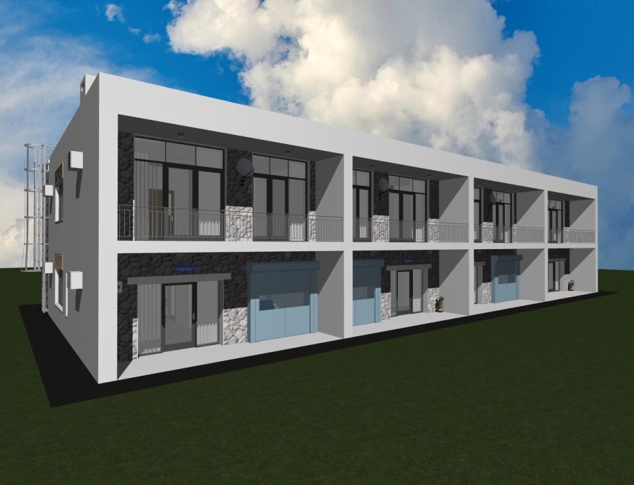 Проекты двухэтажных таунхаусов