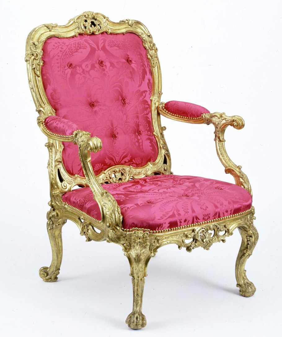 Кресло кабриоль рококо