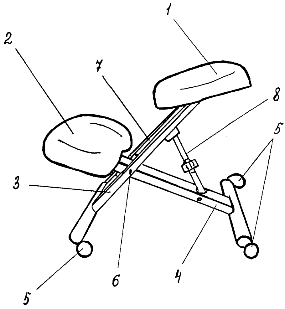 Коленный стул Смартстул чертежи