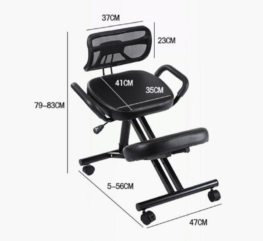 Ортопедический коленный стул чертеж