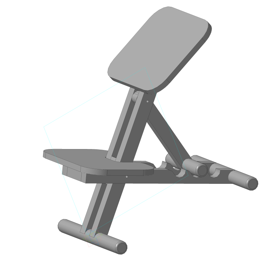 Коленный стул Инвентор сборка