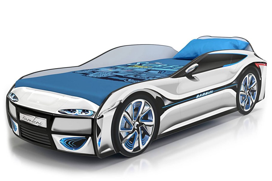 Детская кровать-машина bambini 1100