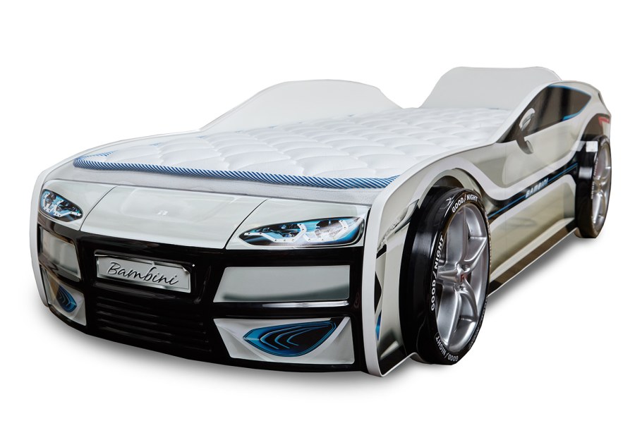 Детская кровать-машина bambini 1100