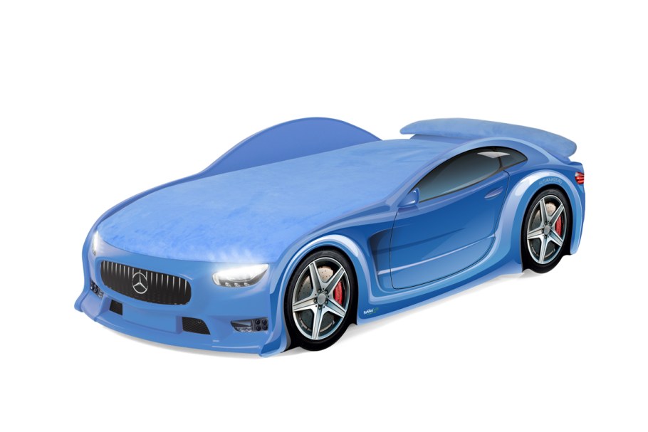 Кровать-машина "Ауди-а6" синяя