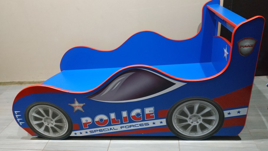 Детская машинка в объеме