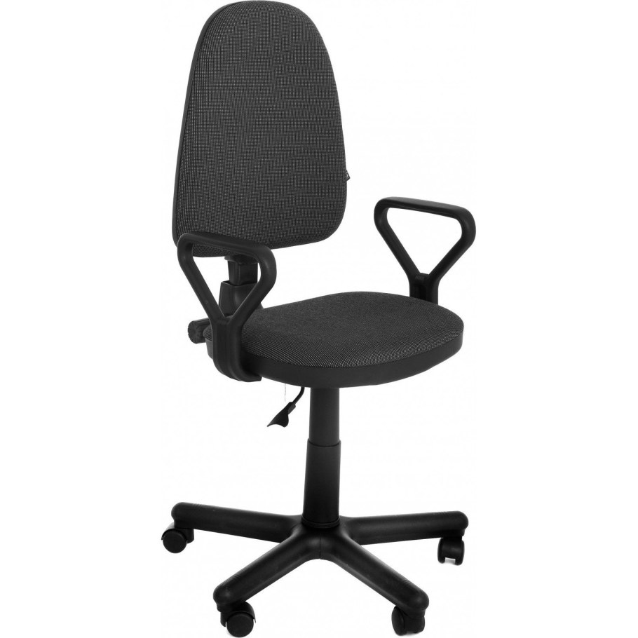 Кресло Сатурн сетка/ткань черная