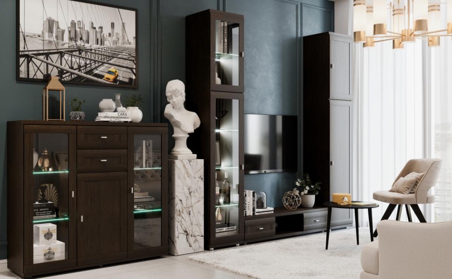 Комод Орнета лазурит