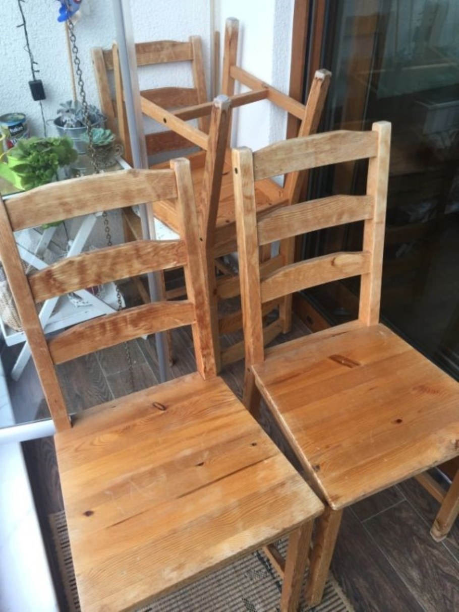 КАУСТБИ стул, коричнево-чёрный