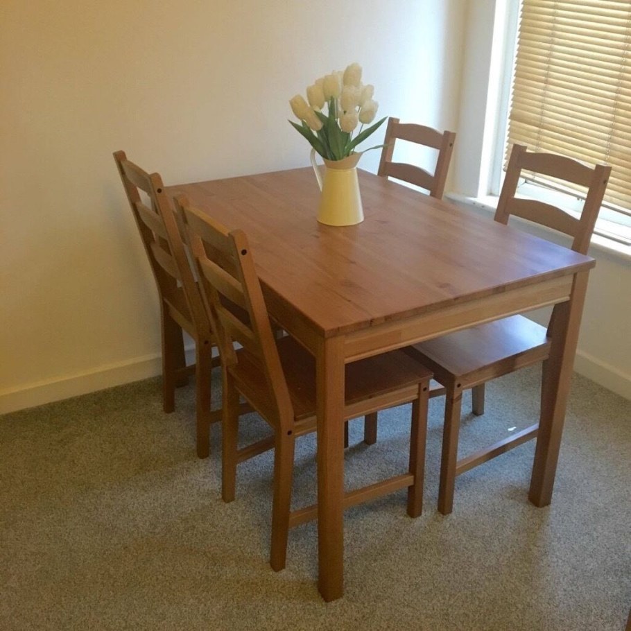 Стол и стулья икеа Йокмокк