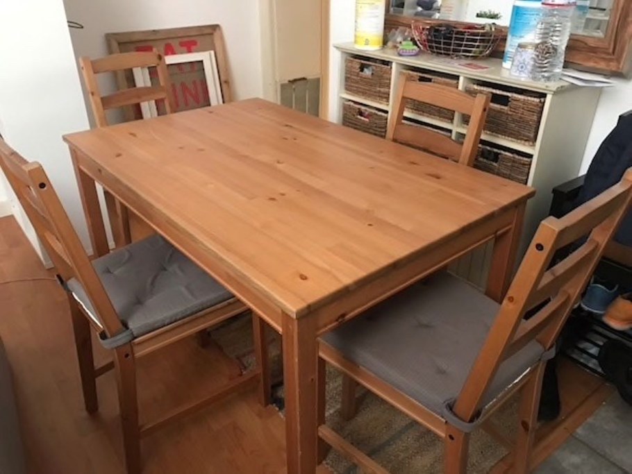 Стол ОЛМСТАД стулья Йокмокк