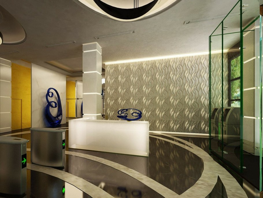 Вестибюль гостиницы