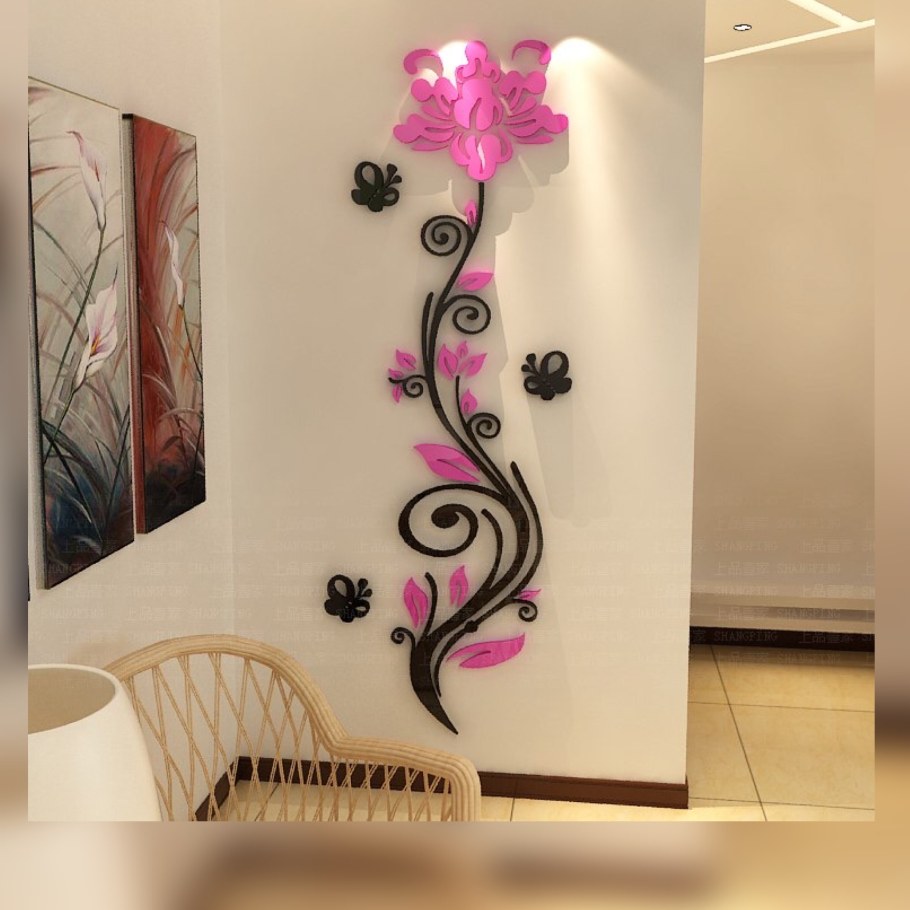 Вертикальное украшение на стену