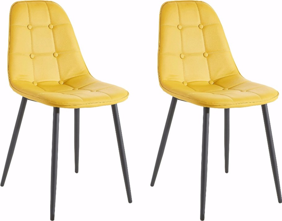 Стул кухонный желтый