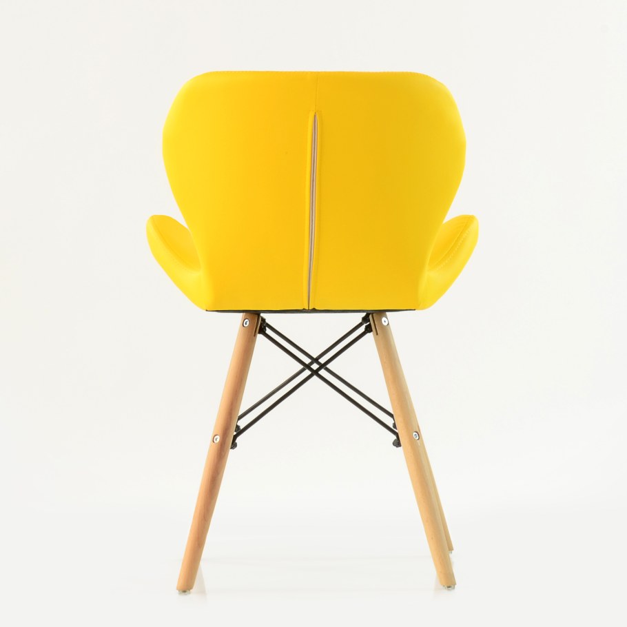 Стул Barneo n-42 perfecto PU желтый