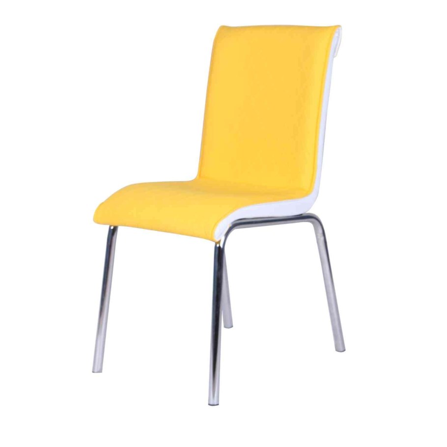 Желтые стулья для кухни